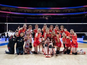 バレー女子日本代表、フランス相手の逆転白星は「素晴らしい開幕戦」　最多18得点の佐藤淑乃を仏紙が称賛「サトウが試合を支配」 画像