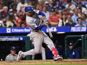 【MLB】不振脱却へ、ベッツが2打席連発で「ドジャースに希望を与えた」　米識者が遊撃手の本塁打ショーに興奮「なんという夜だ」 画像