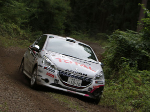 【全日本ラリー 第5戦】プジョー 208 GTi、荒れた路面に苦しみリタイア 画像
