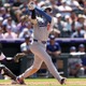 【MLB】全然落ちてこない……大谷翔平の28号アーチ、高弾道連発の“スライダー強振”で「滞空時間6.6秒」　自身6番目の打球角度に 画像