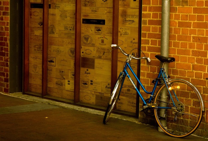 街で見かけた自転車