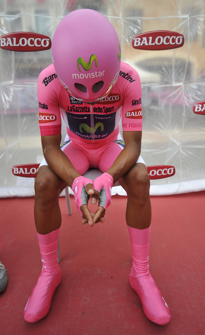2014ジロ・デ・イタリア第19ステージのナイロ・キンタナ