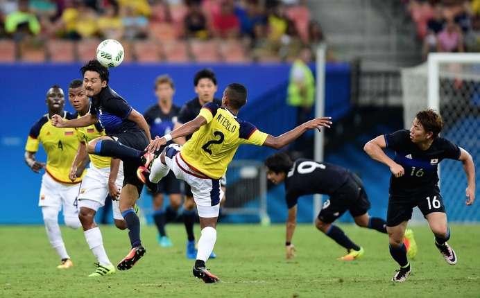 日本vsコロンビア（2016年8月7日）