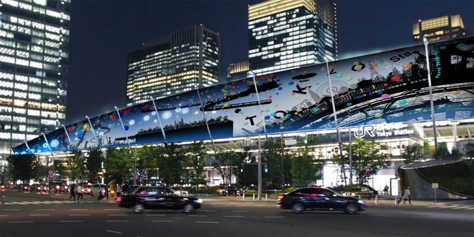 東京駅八重洲口に幻想的なインスタレーション作品が登場