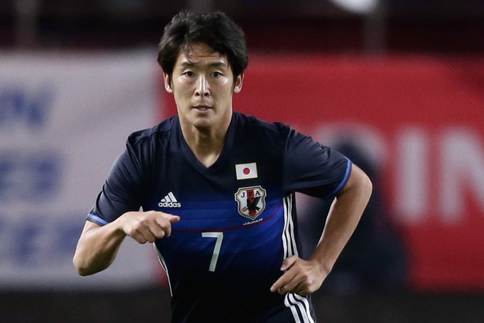 サッカー日本代表の永木亮太 参考画像（2016年11月11日）