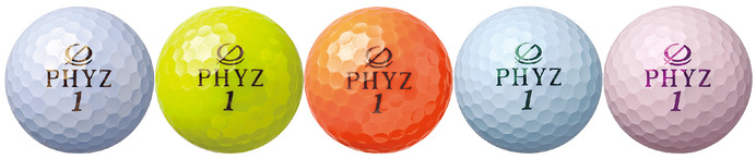 飛距離と打感にこだわったゴルフボール「NEW PHYZ」発売