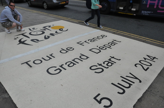 ツール・ド・フランス14開幕直前のイギリス・リーズ