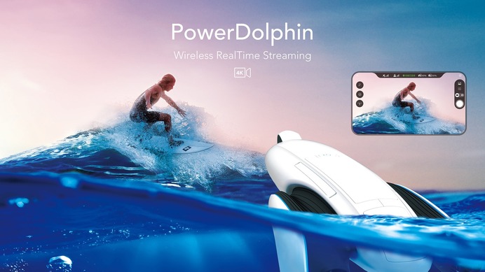 ウォータースポーツや釣りに使える水上ロボット「PowerDolphin」発表…パワービジョン