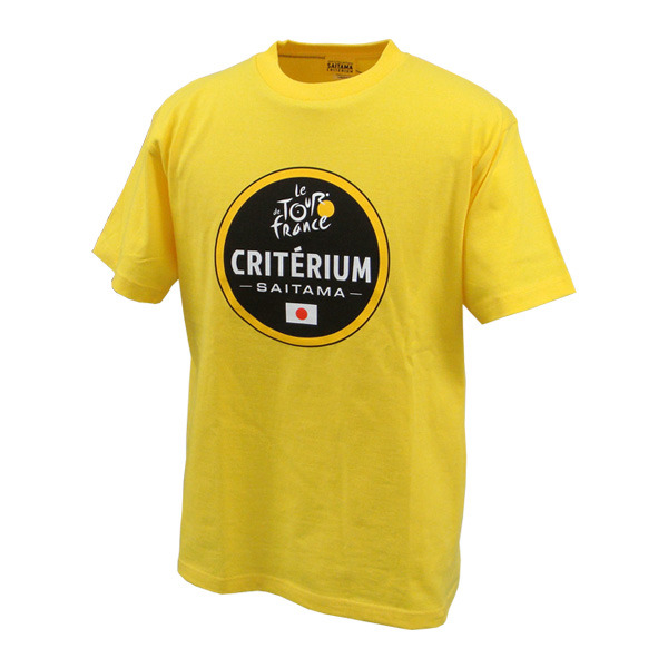 2014ツール・ド・フランスさいたまクリテリウム・Tシャツ（ロゴ/YEL） ジュニア