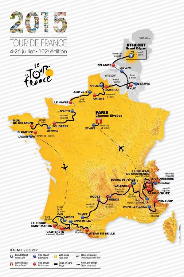 2015ツール・ド・フランスは最終日前日に天王山のラルプデュエズ