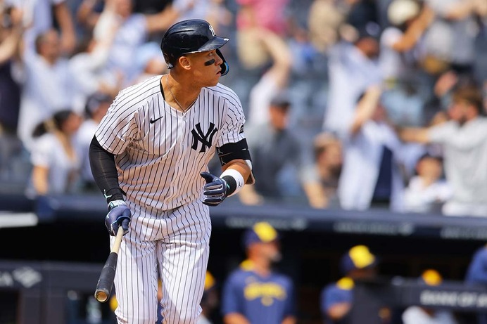 【MLB】“5戦5発”ジャッジが止まらない、今季5号アーチで球団レジェンドらに続く「500長打」　米記者称賛「ヤンキース史上3番目だ」