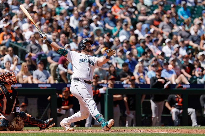 【MLB】マリナーズ正捕手ローリー、両リーグ単独トップ24号でジャッジに3本差　米記者注目の史上最速ペース「シーズン最初の61試合で……」