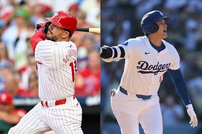 【MLB】「パワーランキング」で大谷翔平は3位、1位は本塁打トップのシュワーバー　MVP争いも「オオタニが追う展開」と公式サイト