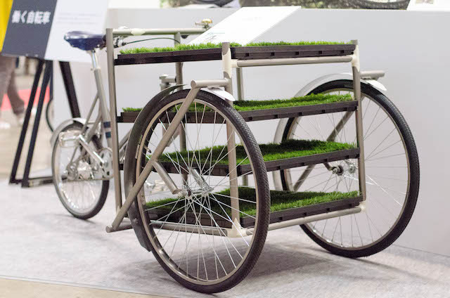 東京サイクルデザイン専門学校生徒による「cube」（サイクルモード14）