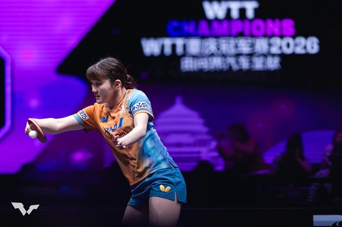 「オオドウが観客を驚かせた」大藤沙月の大金星に大会公式も賛辞　世界2位・王曼昱相手の圧勝劇は「何を意味するのか？」【WTTチャンピオンズ重慶】