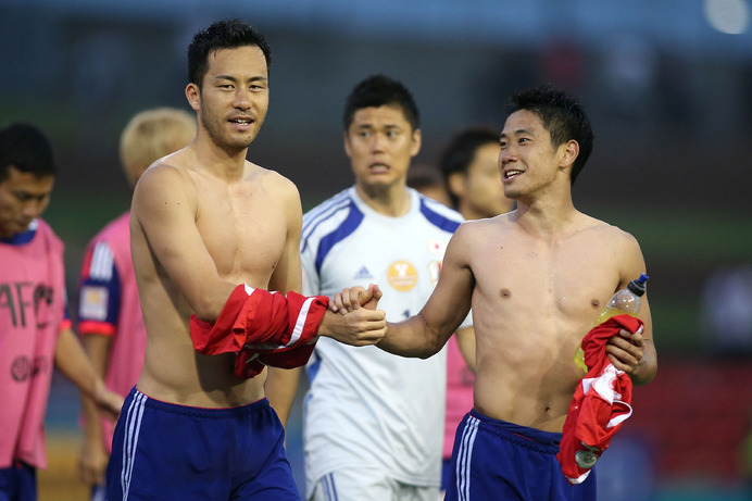 アジアカップ15、日本はパレスチナに大勝で白星発進（2015年1月12日）（c）Getty Images