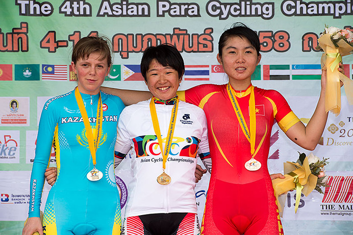 梶原悠未がアジア選手権五冠。女子ジュニア個人タイムトライアルで優勝