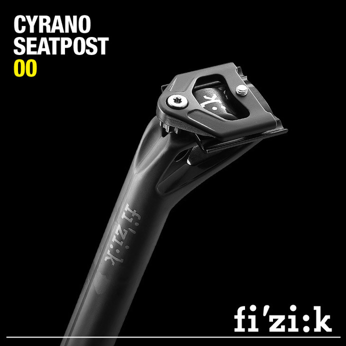 フィジーク、コクピット・シリーズに軽量フルカーボンシートポスト「CYRANO 00」