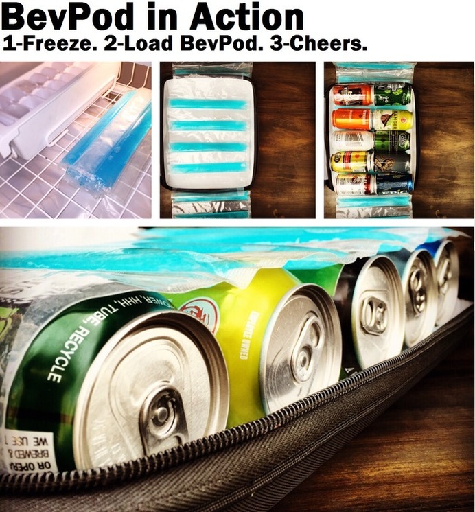 夏のサイクリングに最適、冷たいドリンクを持ち運ぶ「BevPod」