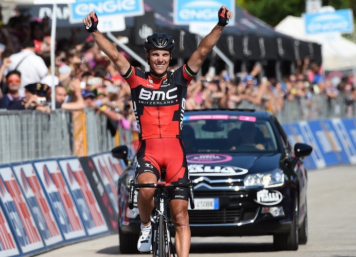 2015年ジロ・デ・イタリア第18ステージ、フィリップ・ジルベール（BMCレーシング）が優勝