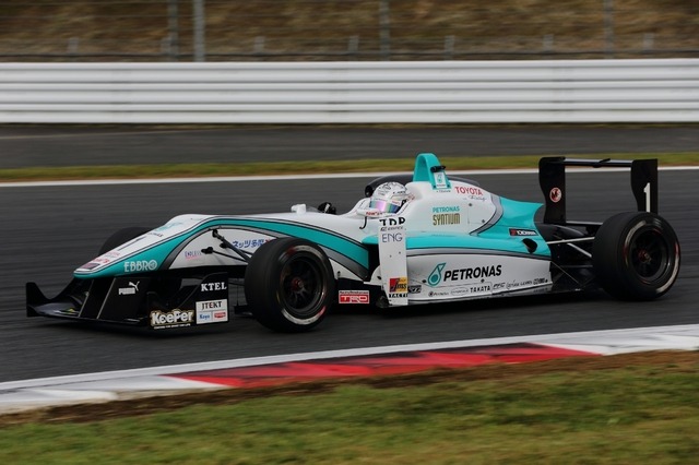 昨年の全日本F3ではTOM'Sの1号車で走った勝田。