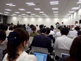 東京五輪エンブレム使用中止会見「模倣でない」「似ても良い」「責任ない」 画像