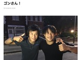 岡崎慎司、中山雅史から魂注入！…W杯アジア最終予選に意気込み「頑張ります！」 画像