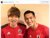 サッカー日本代表・槙野智章、ケルンの後輩・大迫勇也と再会 画像