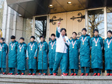 青学、箱根駅伝優勝をキャンパスで報告…選手たちの言葉 画像