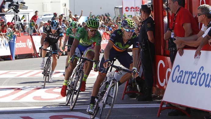 【ブエルタ・ア・エスパーニャ15】バルベルデがサガンを制して第4ステージ優勝