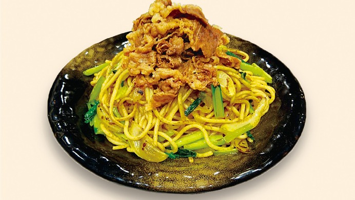 オカダ・カズチカと焼きスパゲティ専門店がコラボ「カレースパゲティ」