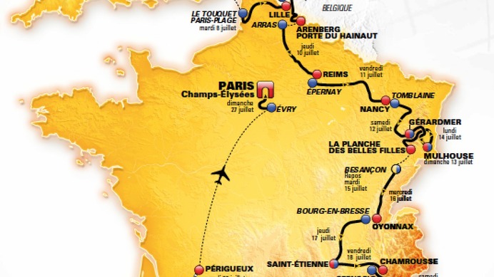 ツール・ド・フランスが各ステージの距離を再計測して修正