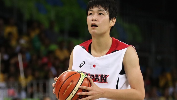 バスケットボール女子日本代表の間宮佑圭 参考画像（2016年8月8日）