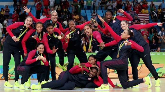 【リオ2016】女子バスケ、米国がスペイン破り6連覇（c）Getty Images