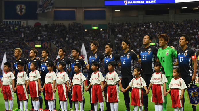 サッカー日本代表 参考画像（2016年9月1日）