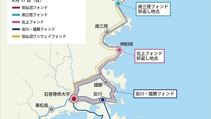 ツール・ド・東北が「奥松島グループライド＆ハイキング」コース新設