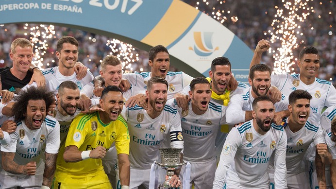 レアルがスペイン・スーパーカップで勝利 （2017年8月16日）