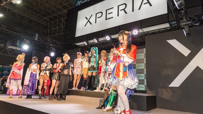 東京ゲームショウ2017はコスプレ!!　Xperiaブース、人気ゲームのキャラクターが勢ぞろい