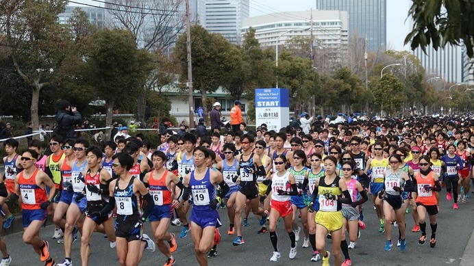冬の大阪市街地を走る「大阪ハーフマラソン」1月開催