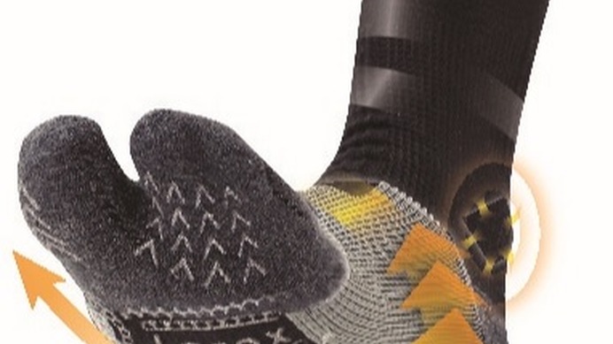 日本ウォーキング協会公認の足袋型ポーター「LOCOX バイタルウォークフットサポーター」発売