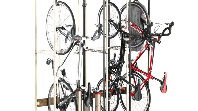 保管効率が2倍の自転車専用ラック「バイシクルハンガースリム」発売