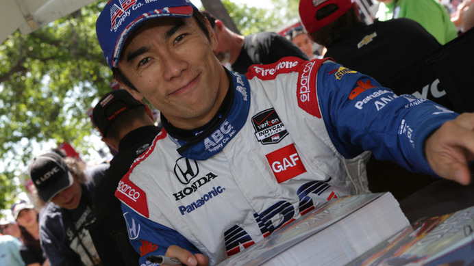 インディのシーズンを終えた佐藤琢磨、アムリン・アグリからのフォーミュラE開幕戦参戦が決定した（写真は今季のインディカー・シリーズ参戦時）。