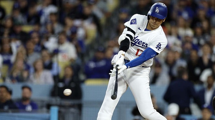 【MLB】大谷翔平、強烈“175キロ”の一打も二塁正面に　今季3打点目でドジャース先制点
