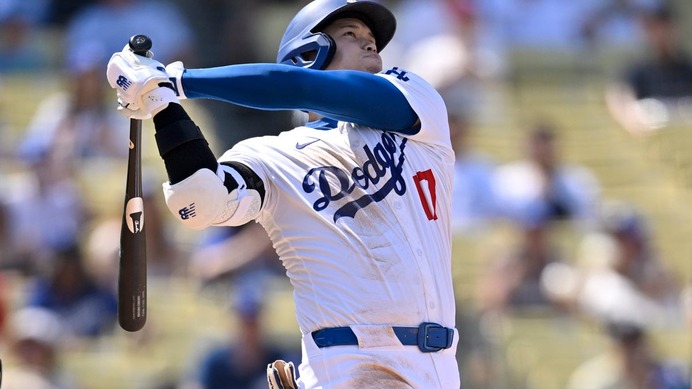 【MLB】「信じられない打球」大谷翔平、今季46号で“MVP選出”濃厚な「52-52」ペースへ突入