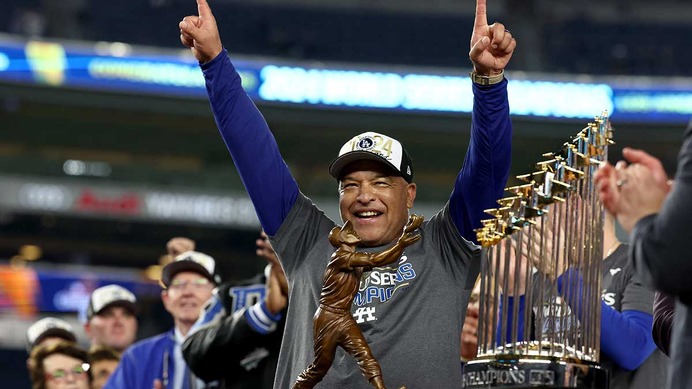【MLB】「決断力は的確だった」ロバーツ監督、米誌の最優秀監督に選出 　「.627」は現役監督トップで歴代5位