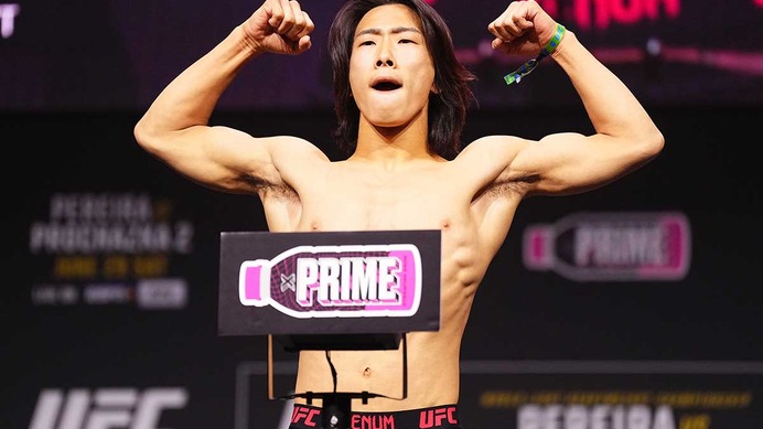 【UFC】「打撃でも怖い選手に」鶴屋怜、“打撃力”を強化し9日ランカーとの2戦目へ　才賀紀左衛門は“二階級制覇”にも期待感