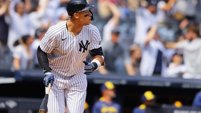 【MLB】“5戦5発”ジャッジが止まらない、今季5号アーチで球団レジェンドらに続く「500長打」　米記者称賛「ヤンキース史上3番目だ」