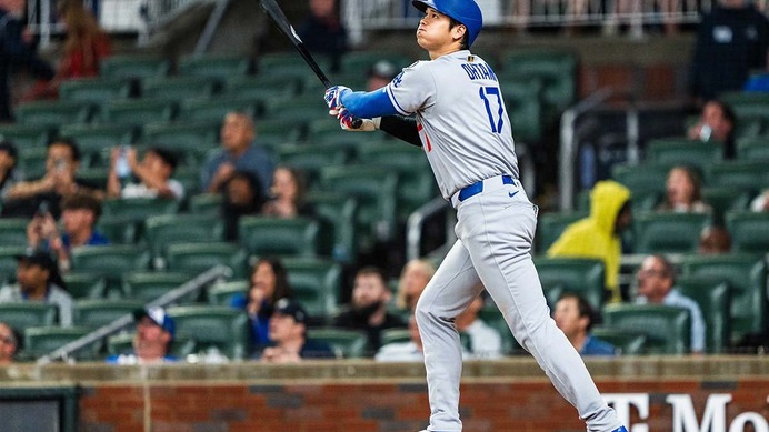 【MLB】大谷翔平、3試合ぶり8号は中堅スタンドへの173キロ弾　佐々木朗希のメジャー初白星へ豪快一打で強烈援護