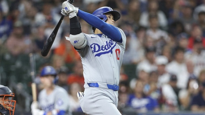 【MLB】大谷翔平、俊足を飛ばす“迫力”の二塁打で2試合連続安打をマーク　第3打席では“特大飛球”も……2戦連発9号アーチなるか