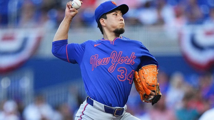 【MLB】4勝目の千賀滉大、復調ソトの“2本塁打援護”で尻上がりの無失点　「防御率1.16」は山本由伸に次ぐリーグ2位に